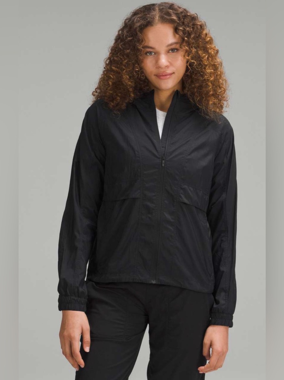 Lululemon Hood Lite Jacket, Black, Size 10